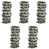 Image de Trellissen 5 st met kunstbladeren 180x60 cm wilgenhout147752