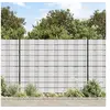 Image de Tuinschermen 4 st 35x0,19 m PVC wit147860