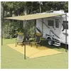 Image de Tapis de tente - - 250x400 cm - Beige - 100% polyéthylène - Résistant aux intempéries