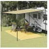 Image de Tapis de tente - - 250x450 cm - Beige - 100% polyéthylène - Résistant aux intempéries