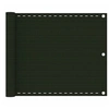 Image de Balkonscherm 75x500 cm HDPE donkergroen310970