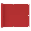 Image de Balkonscherm 75x300 cm HDPE rood311004