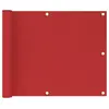 Image de Balkonscherm 75x500 cm HDPE rood311006