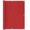 Image de Balkonscherm 120x300 cm HDPE rood311012