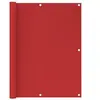 Image de Balkonscherm 120x400 cm HDPE rood311013