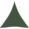 Image de Voile d'ombrage 160 g/m² Vert foncé 3x4x4 m PEHD