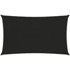 Image de Voile d'ombrage 160 g-m² Noir 4x7 m PEHD