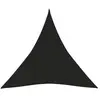 Image de Voile d'ombrage 160 g-m² Noir 3,6x3,6x3,6 m PEHD