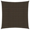Image de Voile d'ombrage 160 g/m² marron 3,6x3,6 m pehd