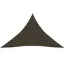 Image de Voile d'ombrage 160 g-m² Marron 5x5x6 m PEHD