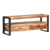 Image de Meuble TV 120x35x45 cm Bois massif avec finition miel
