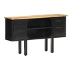 Image de Buffet 110x30x65 cm Bois de manguier massif brut et acier321571