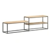 Image de Meuble TV 180x30x50 cm Bois de manguier brut