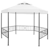 Image de Belvédère de jardin 323x275x265 cm Blanc 180 g m²