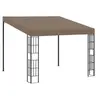 Image de Belvédère mural 3x3 m Taupe Tissu