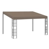 Image de Belvédère mural 4x3 m Taupe Tissu