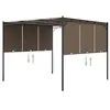 Image de Tuinprieel met zijgordijn 3x3x2,25 m taupe312263