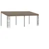 Image de Belvédère mural 6x3x2,5 m Taupe