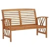Image de Banc de jardin 119 cm bois d acacia solide
