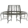 Image de Banc circulaire de jardin 160 cm Acier