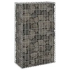Image de Schanskorfmuur met deksels 60x30x100 cm gegalvaniseerd staal147811