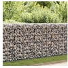 Image de Schanskorfmuur met deksels 60x50x150 cm gegalvaniseerd staal147812