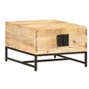 Image de Table basse 67x67x45 cm Bois de manguier massif