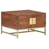 Image de Salontafel 67x67x45 cm massief mangohout honingbruin320376