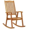 Image de Chaise à bascule bois d acacia massif