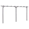 Image de Pergola - - 400x40x205 cm - Bois de pin imprégné - Résistant aux intempéries - Design moderne