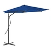 Image de Parasol met stalen paal 300x230 cm blauw312521