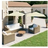 Image de Parasol dubbel met stalen paal 600x300 cm zandkleurig312555