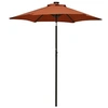 Image de Parasol met LED-verlichting 200x211 cm aluminium terracotta313562