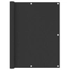 Image de Ecran de balcon - - Anthracite - Imperméable - Protection UV - 120x600 cm