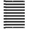 Image de Balkonscherm 120x500 cm oxford stof antraciet en wit134886