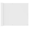 Image de Ecran de balcon Blanc 75x500 cm Tissu Oxford