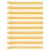 Image de Balkonscherm 120x500 cm oxford stof wit en geel134910