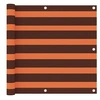 Image de Ecran de balcon Orange et marron 90x300 cm Tissu Oxford