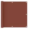 Image de Balkonscherm 90x300 cm oxford stof terracotta134976