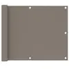 Image de Balkonscherm 75x400 cm oxford stof taupe134985