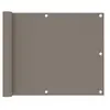 Image de Balkonscherm 75x600 cm oxford stof taupe134987