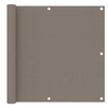 Image de Ecran de balcon Taupe 90x300 cm Tissu Oxford