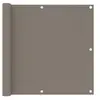 Image de Balkonscherm 90x500 cm oxford stof taupe134990