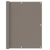 Image de Balkonscherm 120x500 cm oxford stof taupe134994