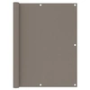 Image de Balkonscherm 120x600 cm oxford stof taupe134995