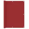 Image de Ecran de balcon Rouge 120x500 cm Tissu Oxford
