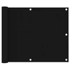 Image de Balkonscherm 75x400 cm oxford stof zwart135057