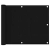 Image de Balkonscherm 75x600 cm oxford stof zwart135059