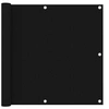 Image de Balkonscherm 90x300 cm oxford stof zwart135060