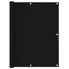 Image de Balkonscherm 120x600 cm oxford stof zwart135067